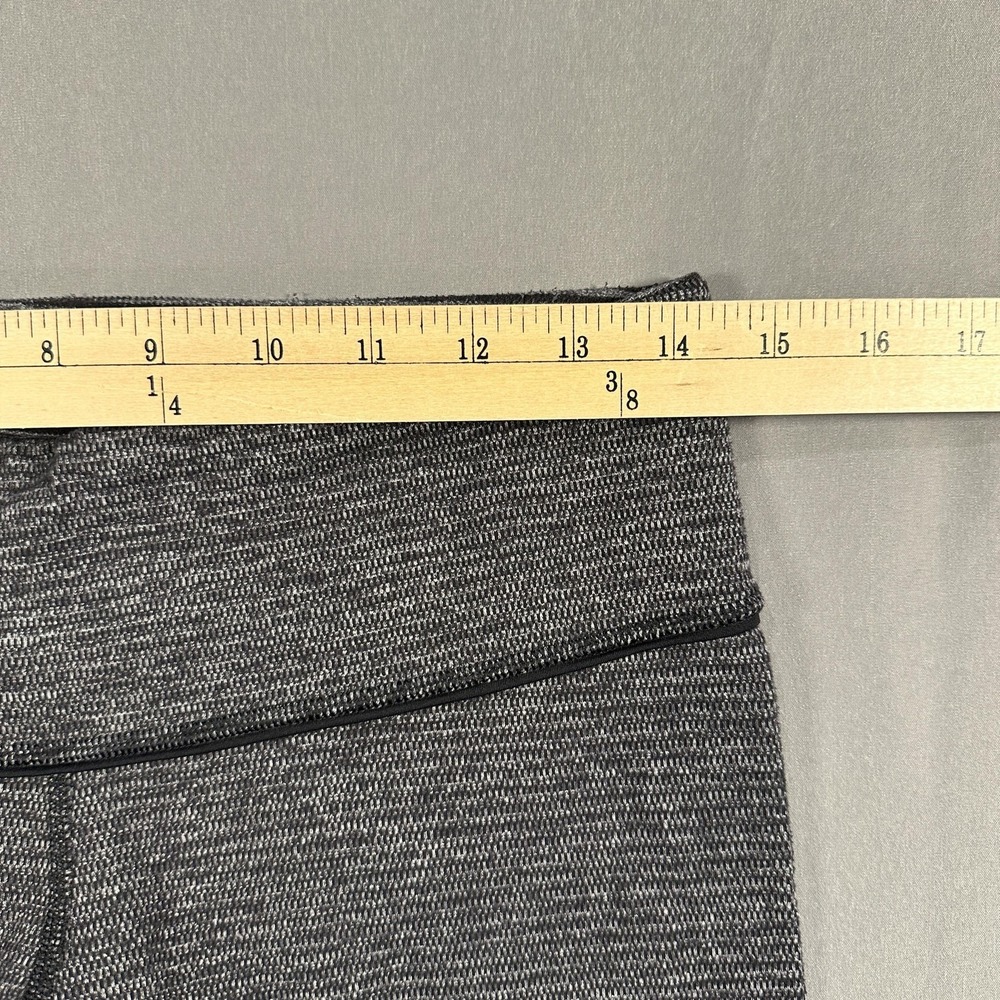 Lululemon Leggings Womens Apx:Med Gray Mid Rise Ankle Yoga Athletic Stretch - Picture 6 of 8